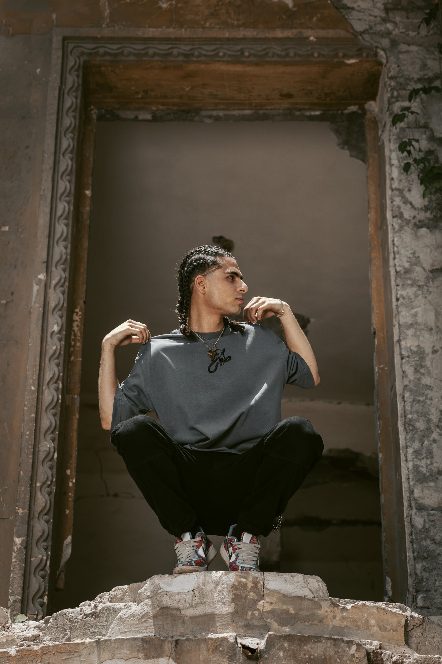Embroidered TAFRA signature tee