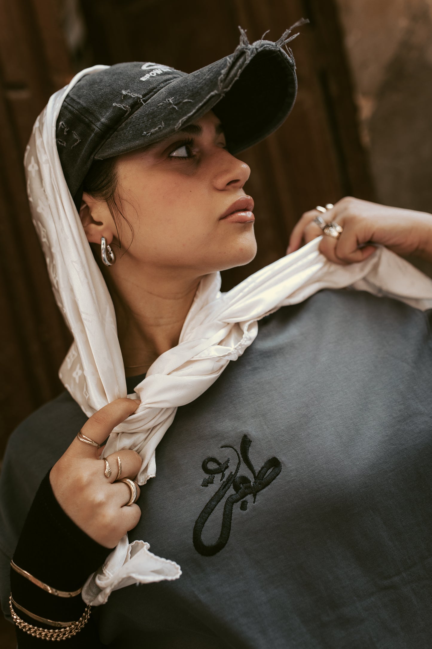 Embroidered TAFRA signature tee